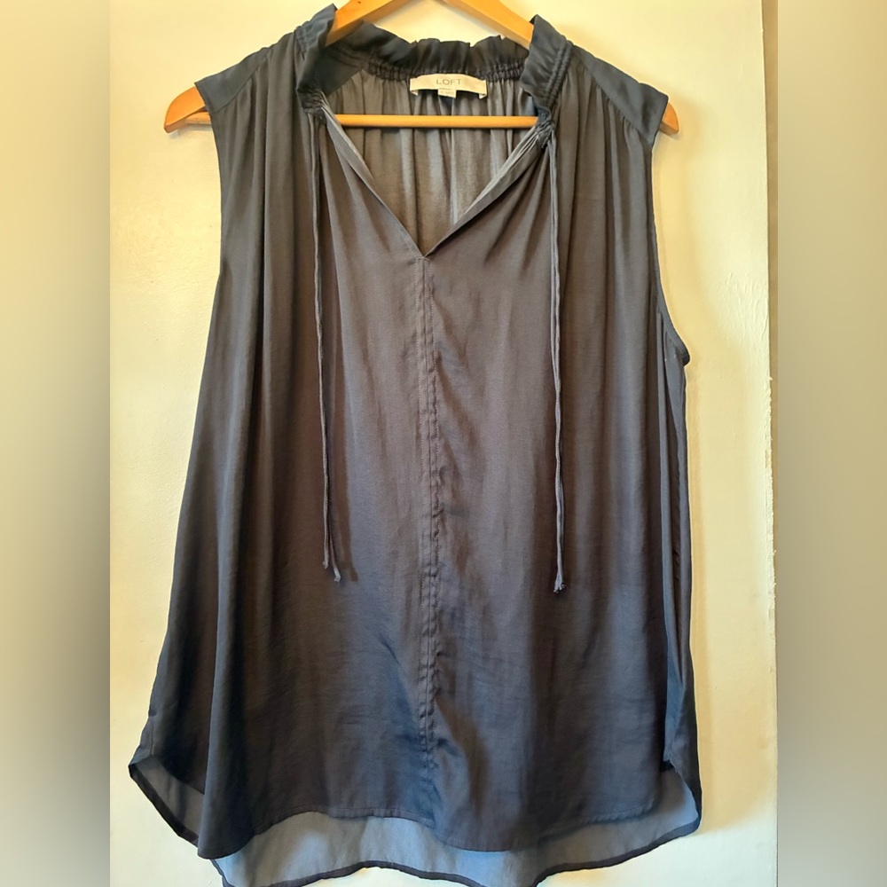 Light and airy black top Ann Taylor loft